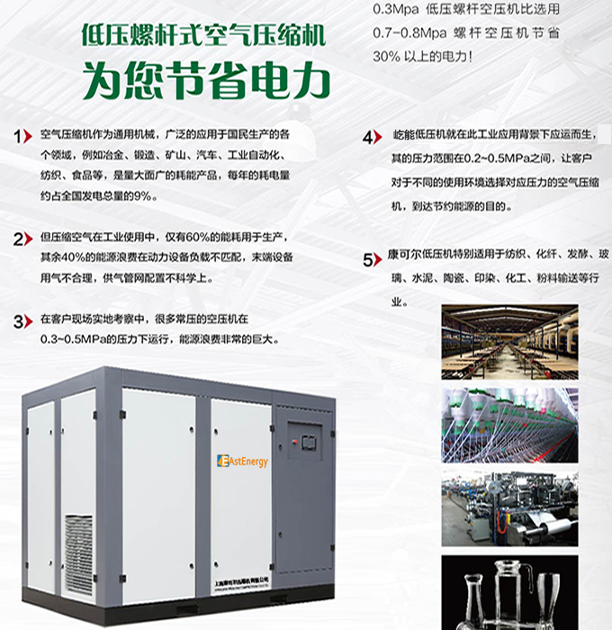 低壓變頻螺桿空壓機(jī)